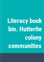 Literacy book bin. Hutterite colony communities