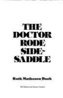 The doctor rode side-saddle