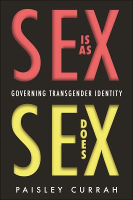 Sex is as sex does : governing transgender identity