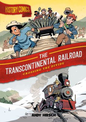 The transcontinental railroad crossing the divide