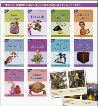 Cover image for Dandelion readers : initial phonic code. Set 2, Units 11-20